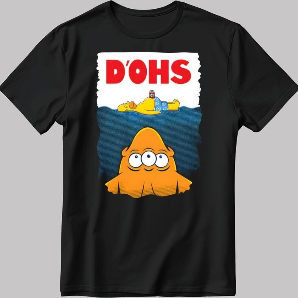 The Simpsons Homer Funny Cartoon Graphic T-Shirt Comedy TV Show Fan Tee 91
